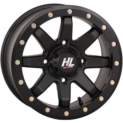 14x10 4/137 5+5 (0mm) High Lifter HL9 Beadlock Wheel - Matte Black